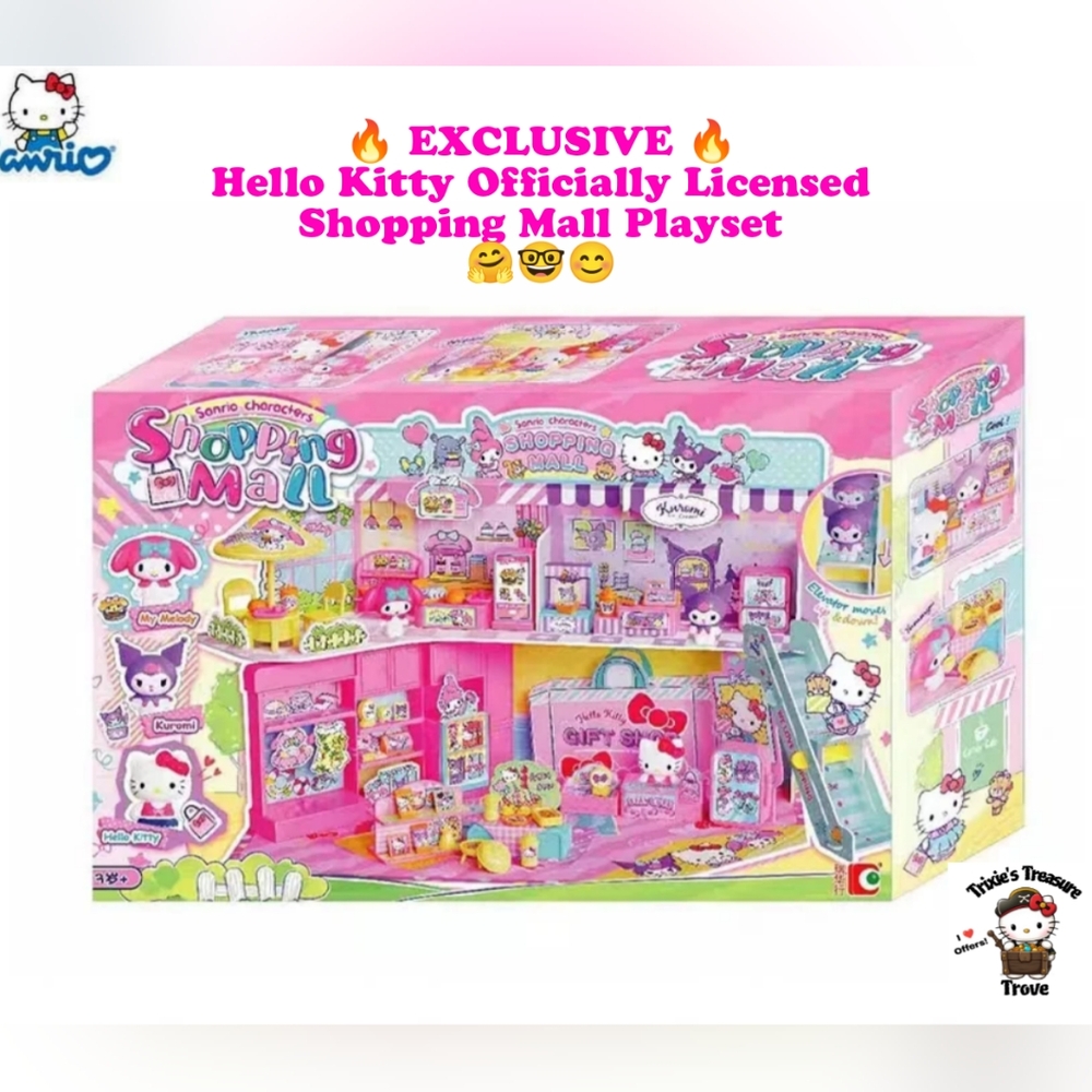 EXCLUSIVE - Hello Kitty Officially Licensed Shopping Mall Playset